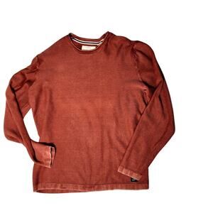 Weatherproof Vintage Terracotta Cotton Shirt XL Long Sleeve Rustic Casual Work